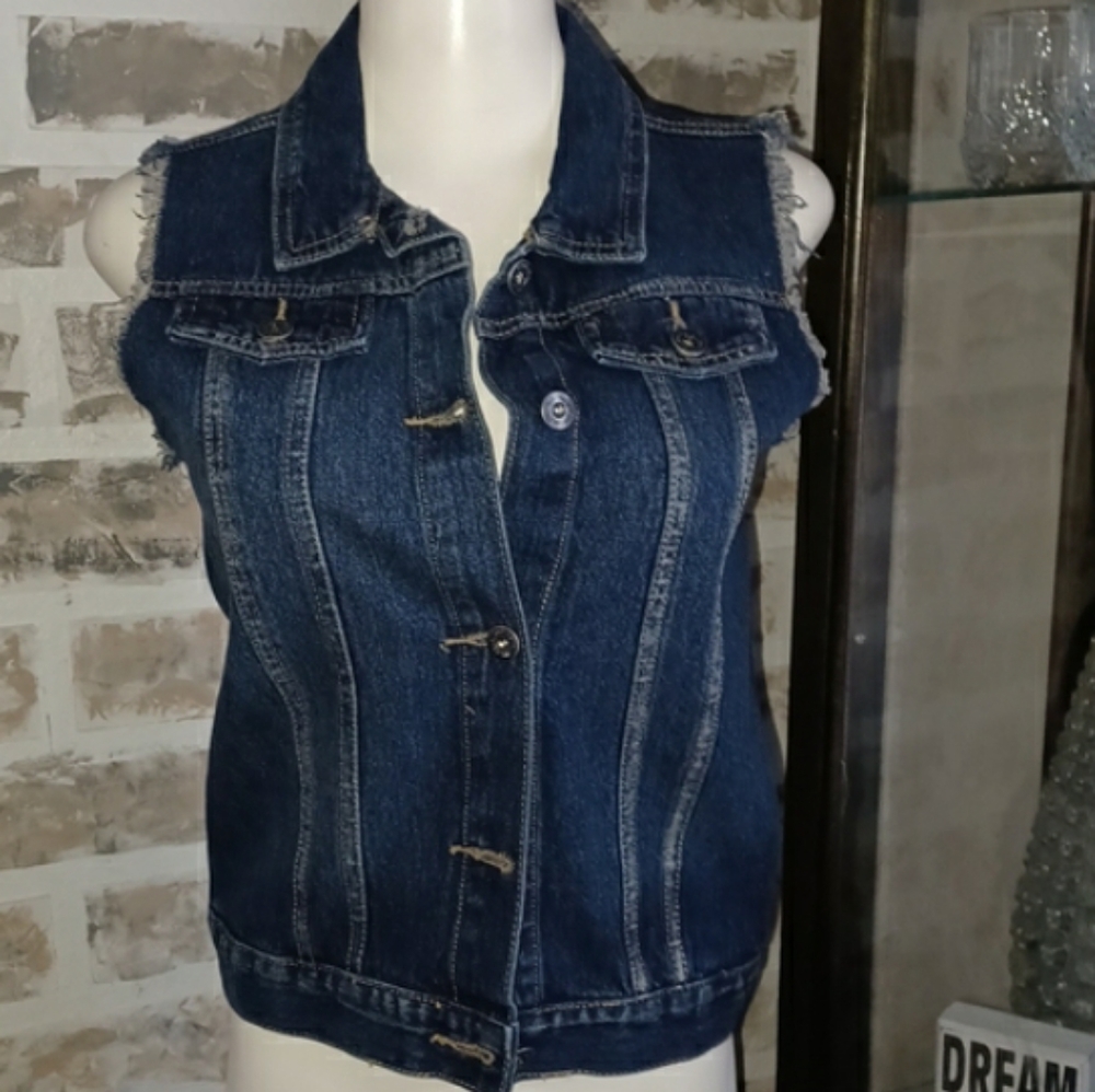 🦄Mercatto sleeveless jean Vest